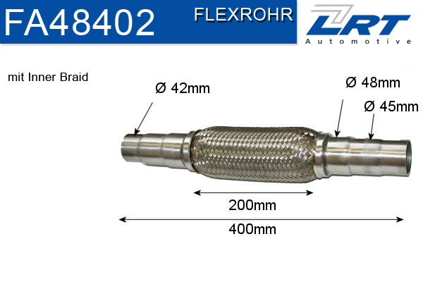 Teava flexibila, esapament LRT FA48402