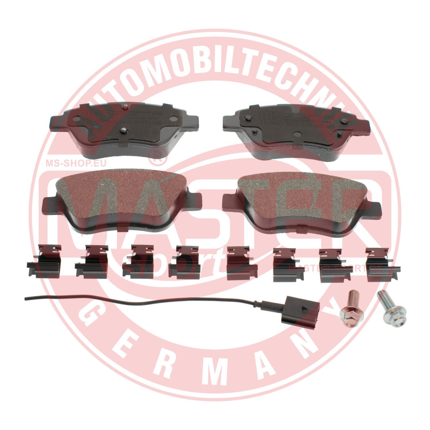 Zestaw klocków hamulcowych, hamulce tarczowe MASTER-SPORT GERMANY 13046038262N-SET-MS