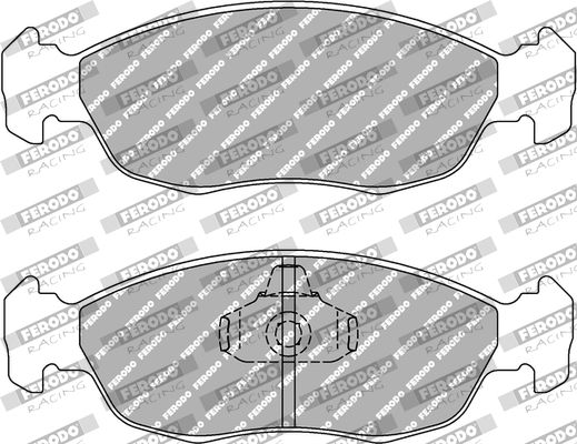 Zestaw klocków hamulcowych, hamulce tarczowe FERODO RACING FCP876H