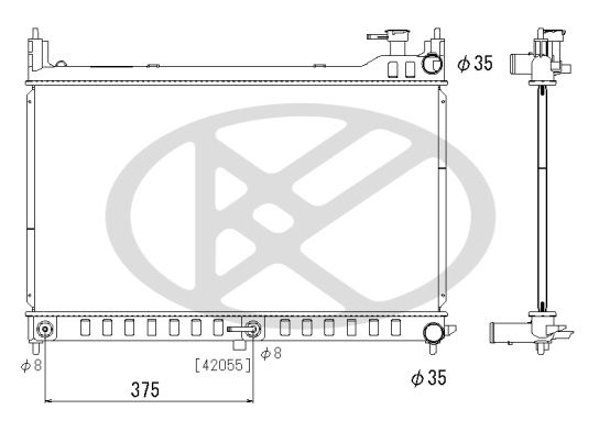 Radiator, racire motor KOYORAD PL023182