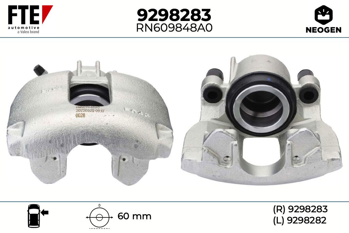Etrier frana FTE NEOGEN 9298283
