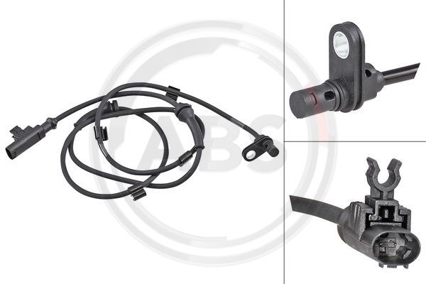 Czujnik, prędkość obrotowa koła A.B.S. 31873