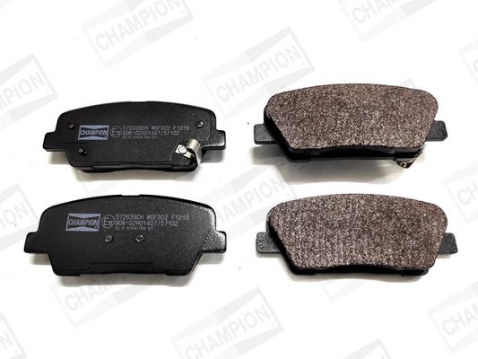 Zestaw klocków hamulcowych, hamulce tarczowe CHAMPION 572639CH