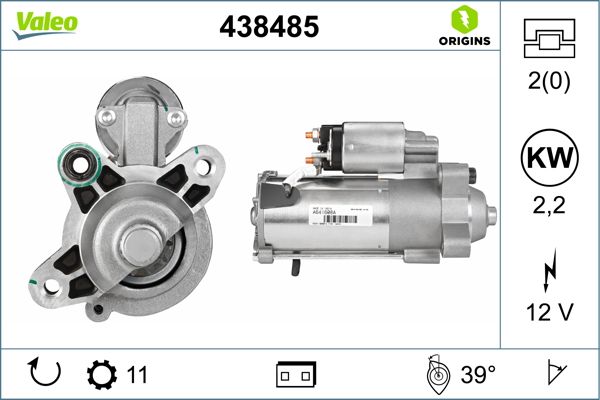 Štartér VALEO 438485