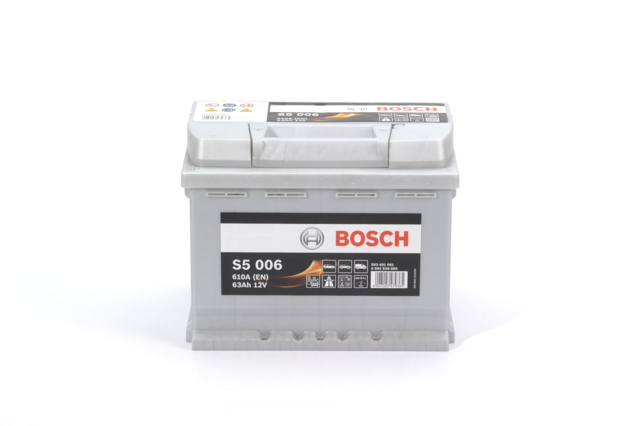 Autobaterie Bosch S5, 12V, 63Ah, 610A, 0 092 S50 060