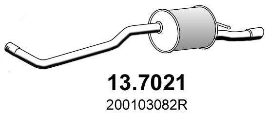 Tłumik końcowy ASSO 13.7021