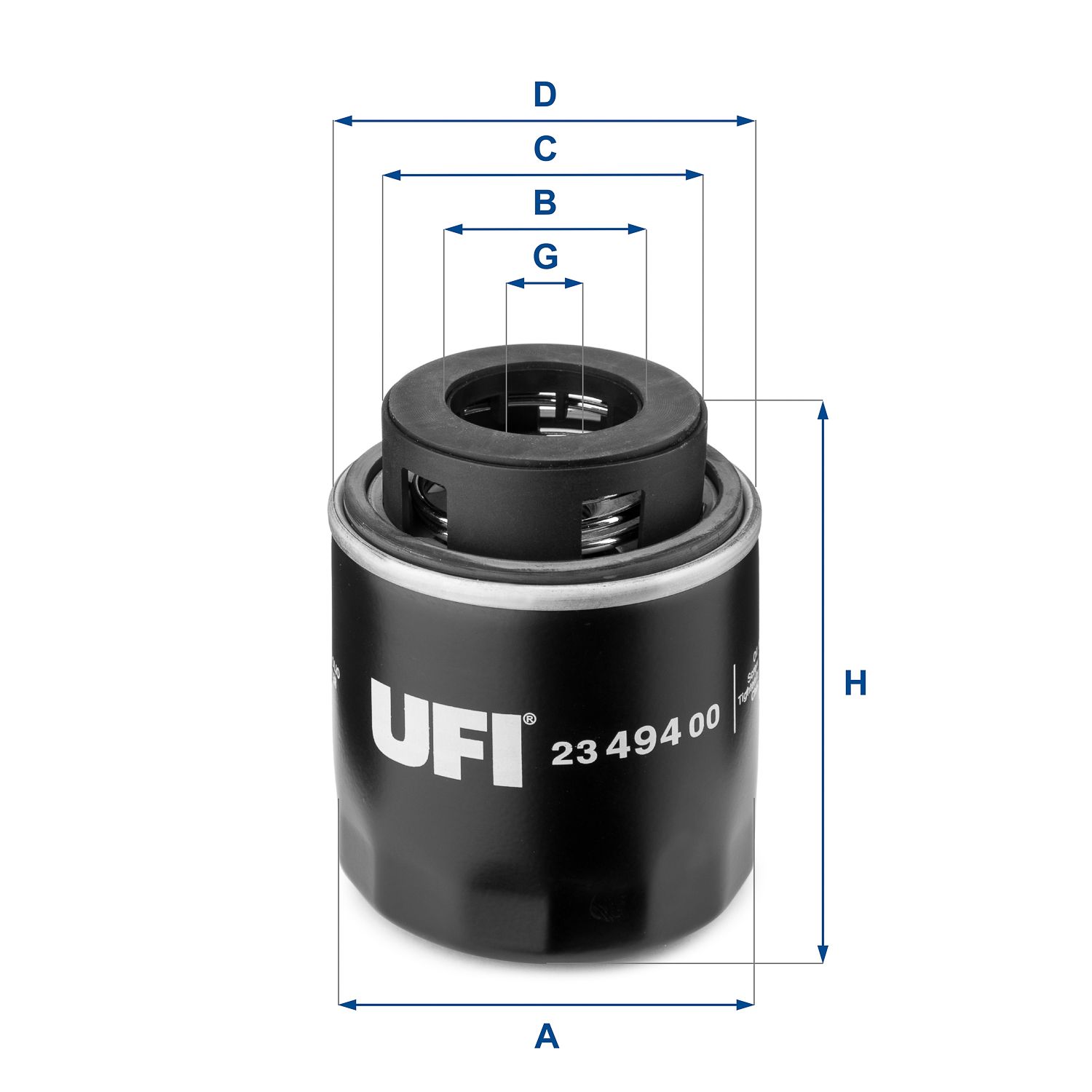 Olejový filter UFI 23.494.00