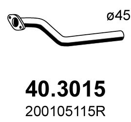 Rura wydechowa ASSO 40.3015