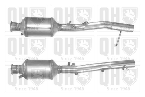 Filtr sadzy / filtr cząstek stałych, układ wydechowy QUINTON HAZELL QDPF11046