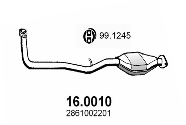 Katalizator ASSO 2861002200