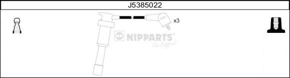Zestaw przewodów zapłonowych NIPPARTS J5385022