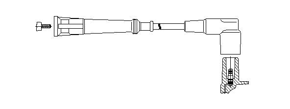 Przewód zapłonowy BREMI 123/45