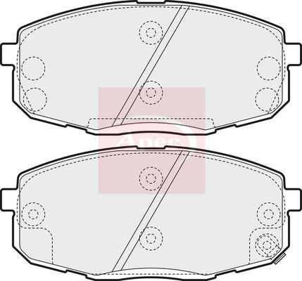 Apec - Front Brake Pad Set