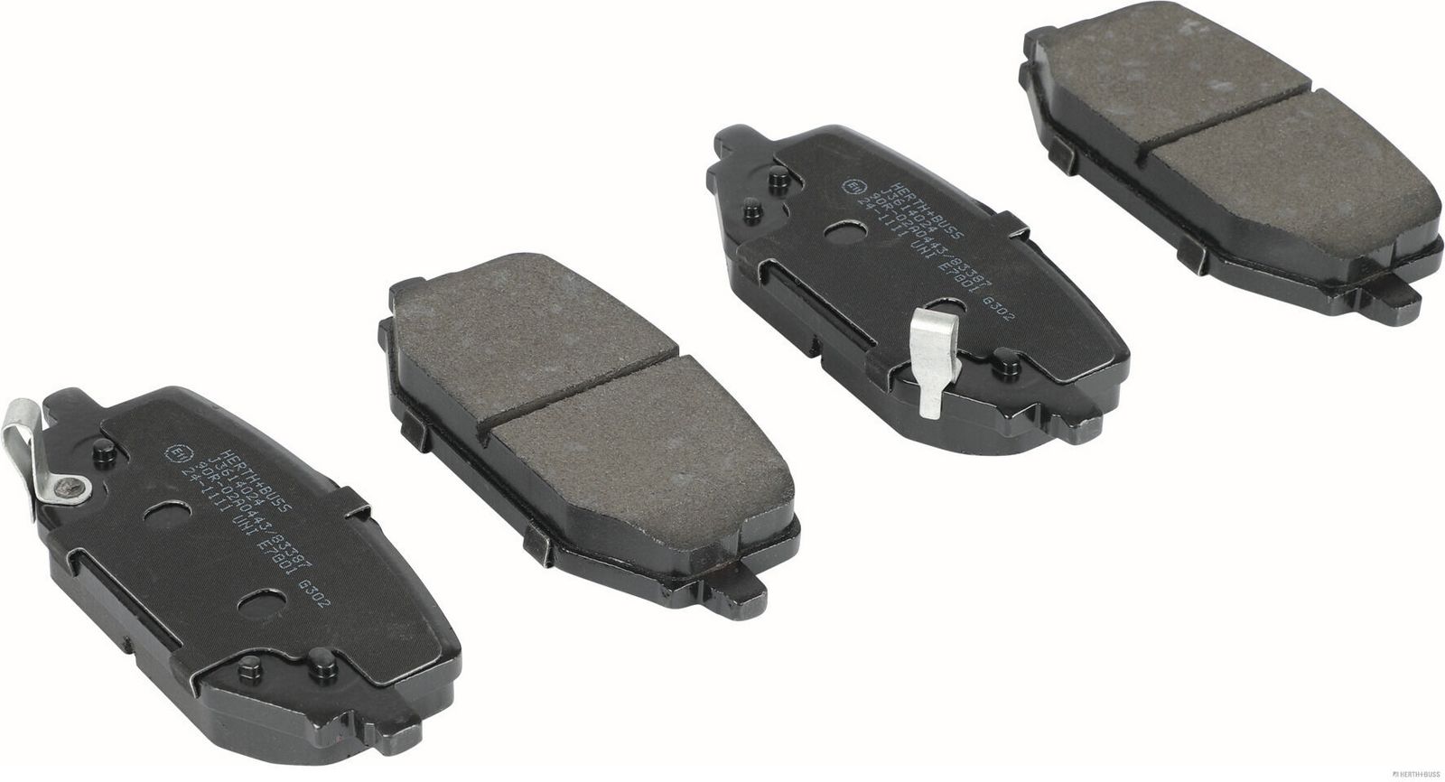 set placute frana,frana disc HERTH+BUSS JAKOPARTS J3614024