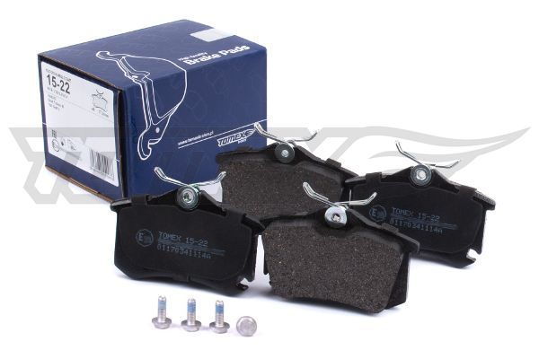 Levně Sada brzdových destiček, kotoučová brzda TOMEX Brakes 15-22