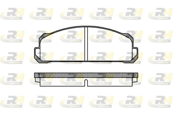 Zestaw klocków hamulcowych, hamulce tarczowe ROADHOUSE 2022.40