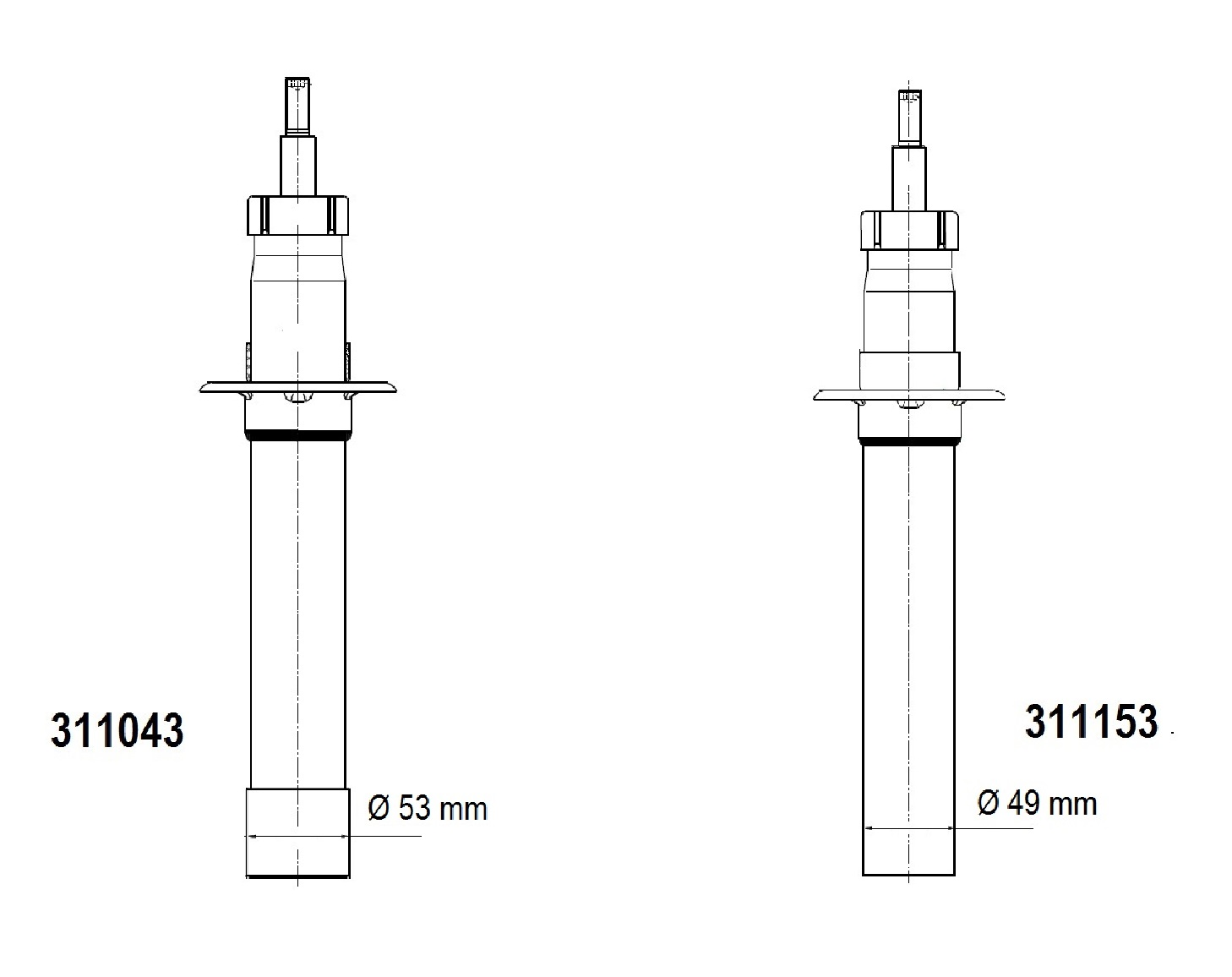 Amortyzator AL-KO 311043