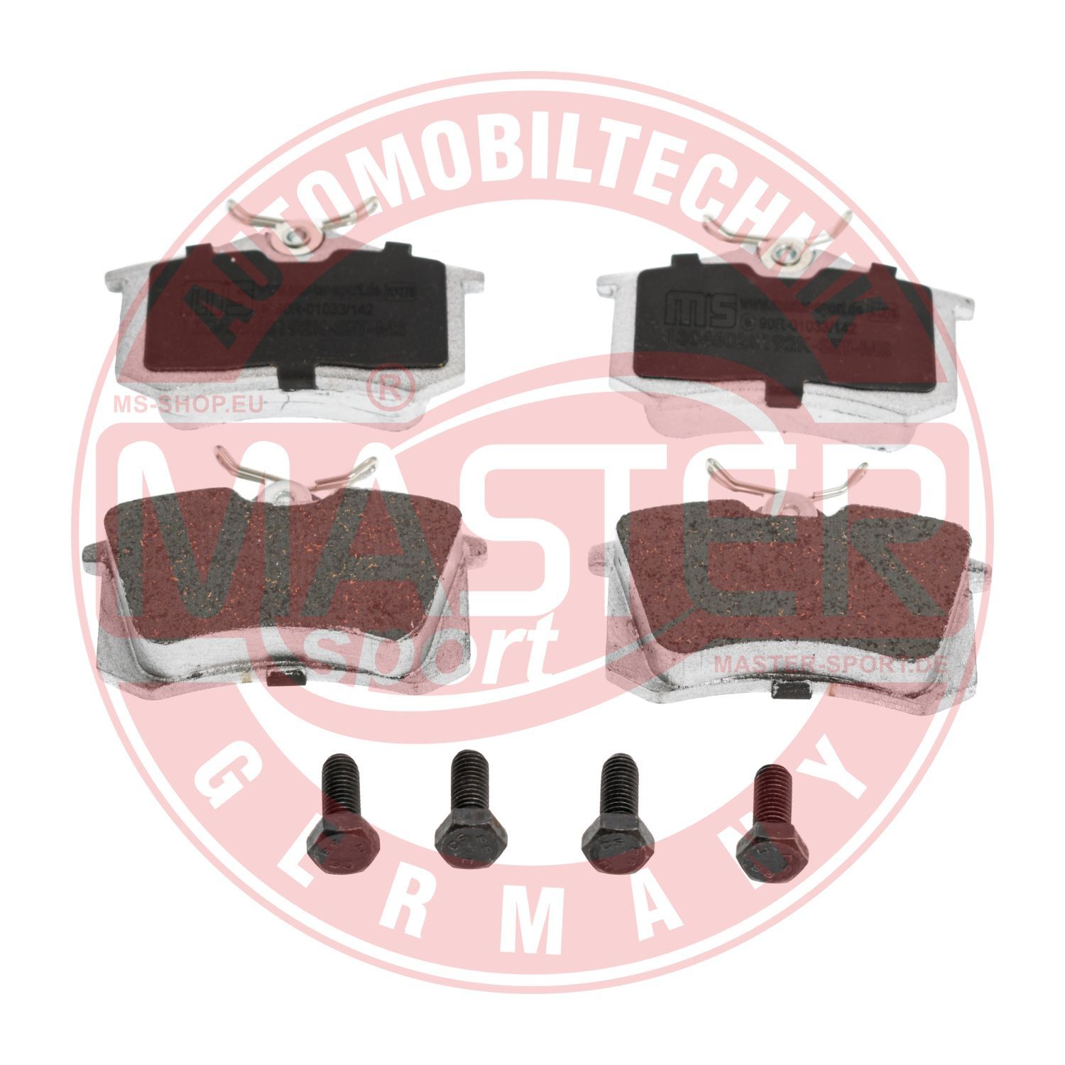 Zestaw klocków hamulcowych, hamulce tarczowe MASTER-SPORT GERMANY 13046028192K-SET-MS