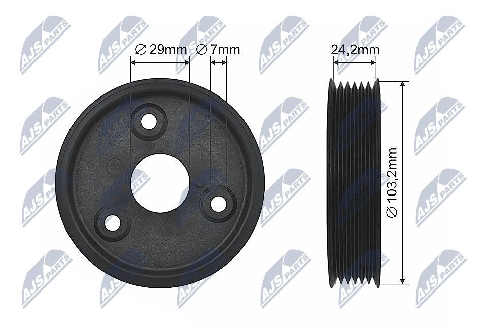 Intinzator, Curea trapezoidal NTY RKP-RE-021