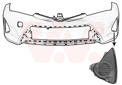 Grila ventilatie, bara protectie VAN WEZEL 5407593
