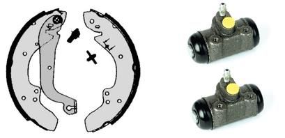 Zestaw szczęk hamulcowych BREMBO H 61 043