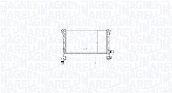 Chłodnica, układ chłodzenia silnika MAGNETI MARELLI 350213213200
