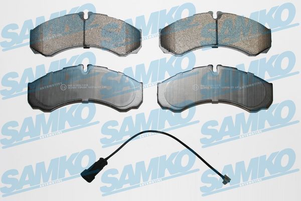 Zestaw klocków hamulcowych, hamulce tarczowe SAMKO 5SP684C