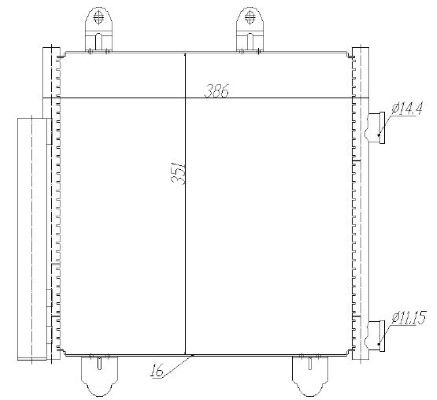 Condensator, climatizare MTR 13054519