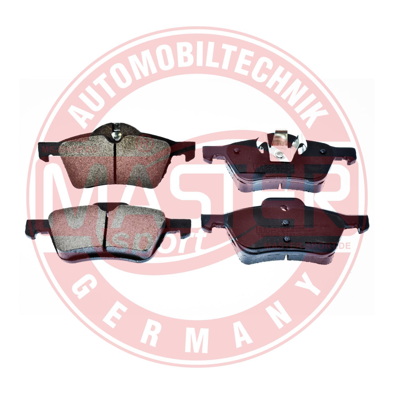 Zestaw klocków hamulcowych, hamulce tarczowe MASTER-SPORT GERMANY 13046071612N-SET-MS