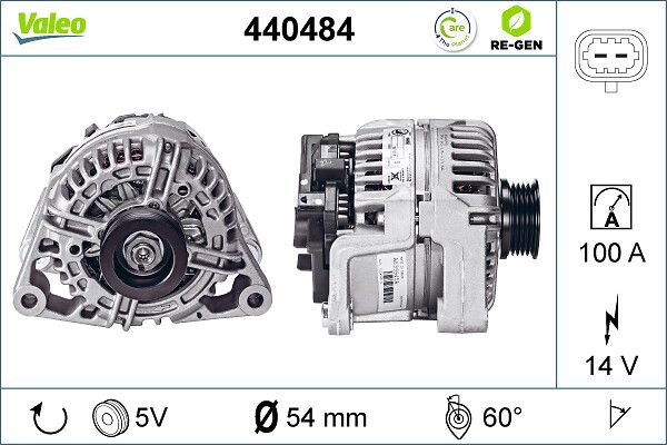 Alternator VALEO 440484