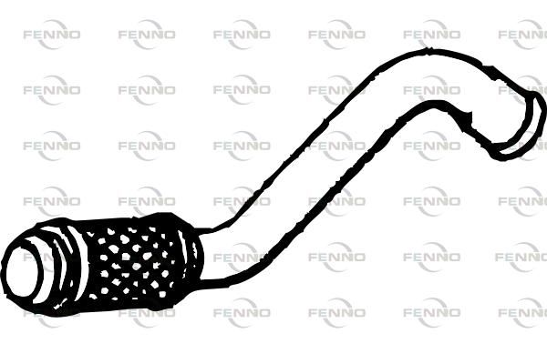 Rura wydechowa FENNO P4840