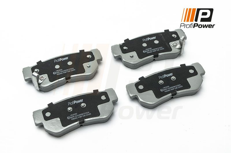 Levně Sada brzdových destiček, kotoučová brzda ProfiPower 1B2030