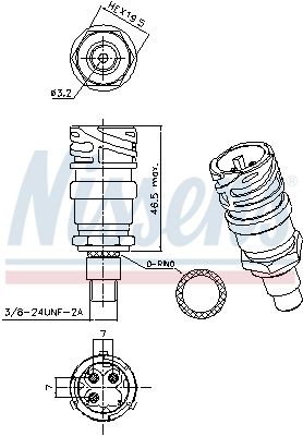 Comutator presiune, aer conditionat NISSENS 301028