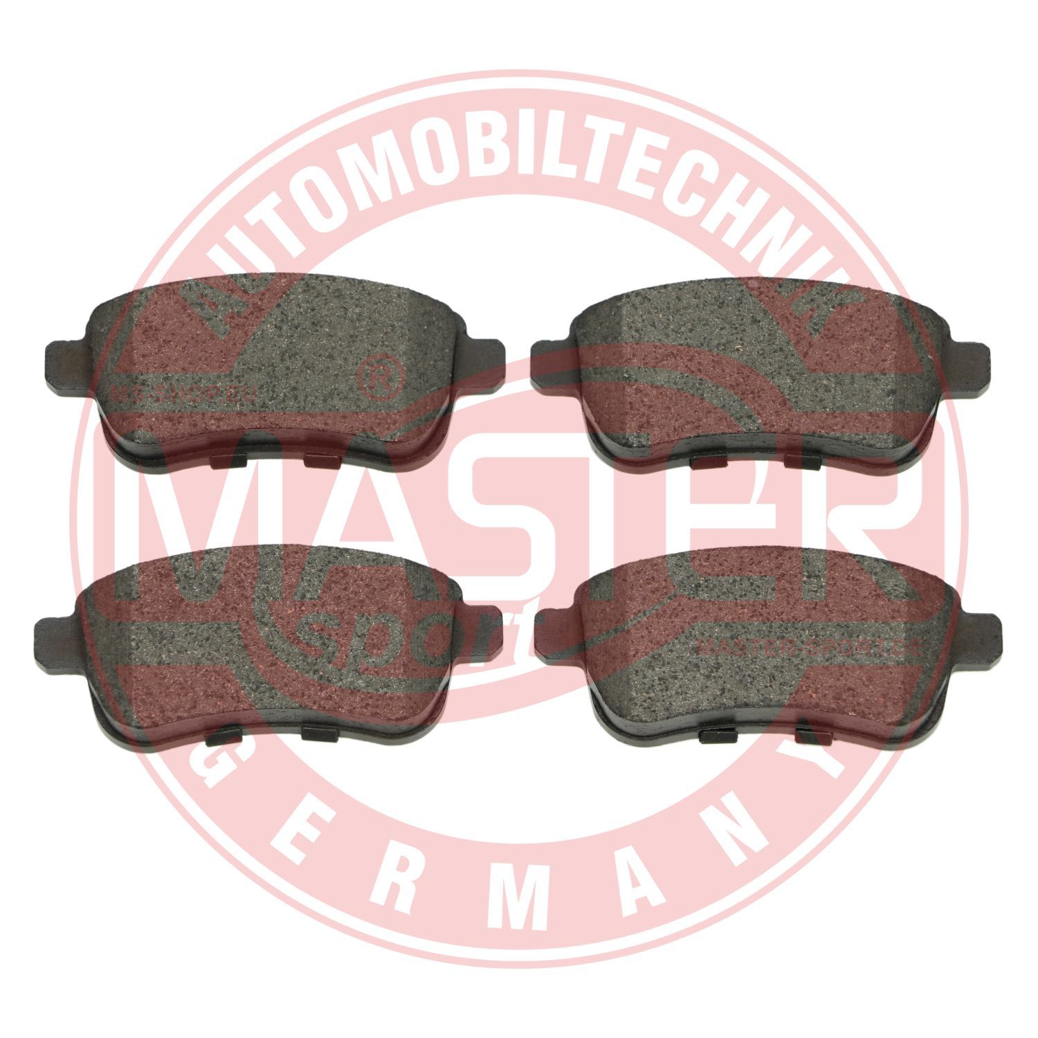 Zestaw klocków hamulcowych, hamulce tarczowe MASTER-SPORT GERMANY 13046027562T-SET-MS