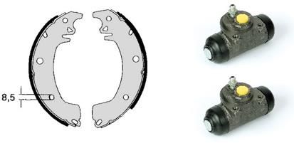 Zestaw szczęk hamulcowych BREMBO H 68 020