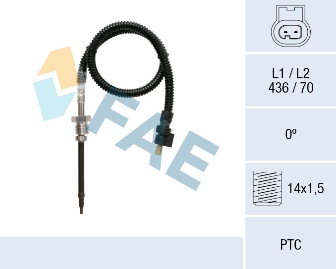 Senzor, temperatura gaze evacuare FAE 68060