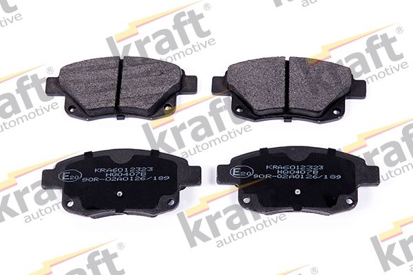 Sada brzdových destiček, kotoučová brzda KRAFT AUTOMOTIVE 6012323