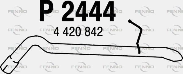 Rura wydechowa FENNO 4420842