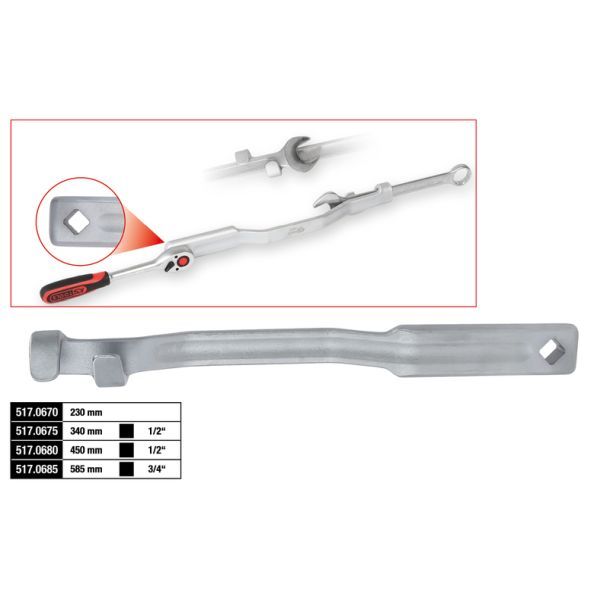 Extensie, cheie inelara / fixa KS TOOLS 517.0685