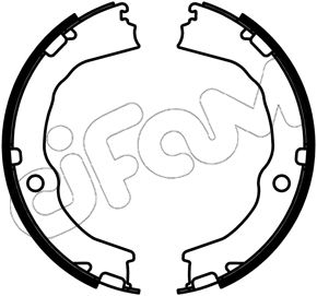 Zestaw szczęk hamulcowych, hamulec postojowy CIFAM 153-685
