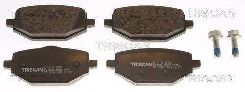 Zestaw klocków hamulcowych, hamulce tarczowe TRISCAN 8110 25056