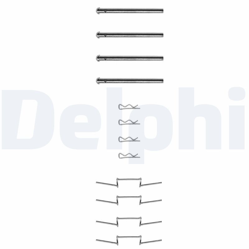 Zestaw akcesoriów, klocki hamulcowe DELPHI LX0015