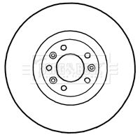 Tarcza hamulcowa BORG & BECK BBD5774S