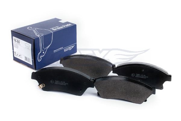 Levně Sada brzdových destiček, kotoučová brzda TOMEX Brakes 16-50