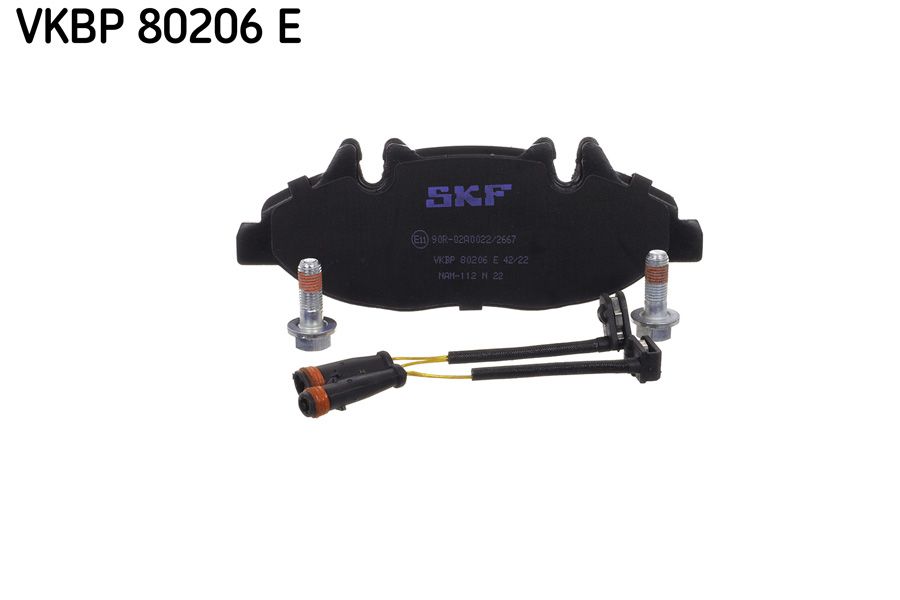 Sada brzdových platničiek kotúčovej brzdy SKF VKBP 80206 E