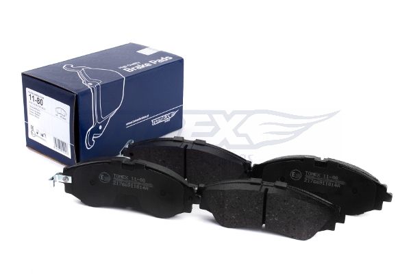 Levně Sada brzdových destiček, kotoučová brzda TOMEX Brakes 11-80