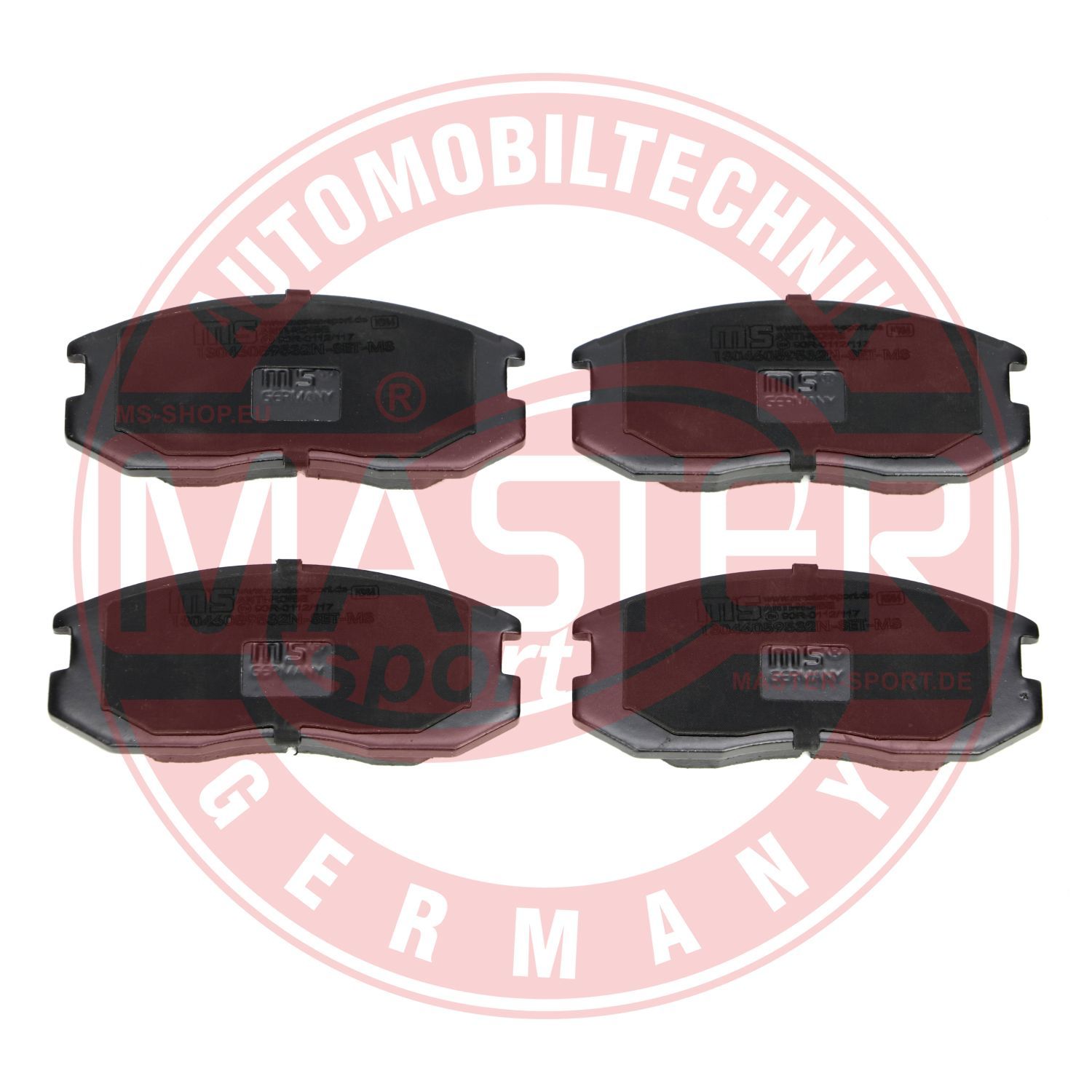 Zestaw klocków hamulcowych, hamulce tarczowe MASTER-SPORT GERMANY 13046059532N-SET-MS