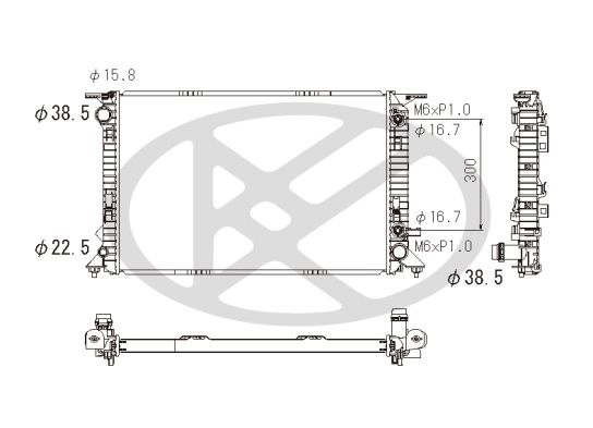Radiator, racire motor KOYORAD PL442800