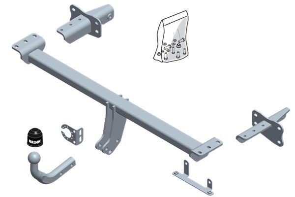 Zestaw zaczepu przyczepy BRINK 588200
