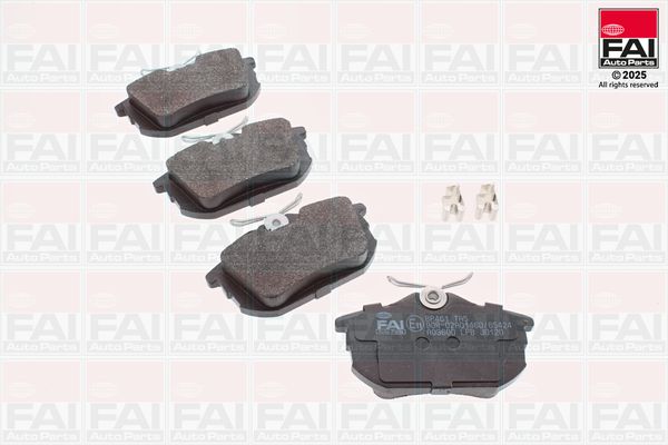 Zestaw klocków hamulcowych, hamulce tarczowe FAI AUTOPARTS BP461